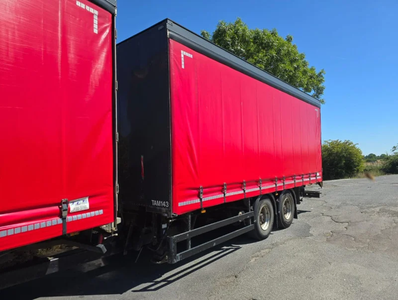 BPI Auctions - 2014 DAF CF Wagon & Drag 18T Curtainsider with Belle Curtain Trailer Auction - Auction Image 2
