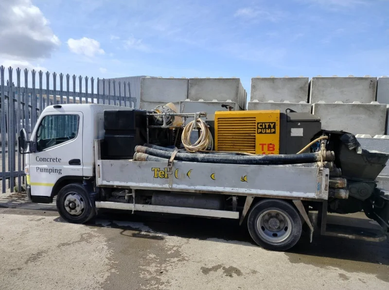 BPI Auctions - 2020 Mitsubishi Fuso Canter 7C15 34 with Turbosol TB40 Concrete Pump at Auction - Auction Image 2