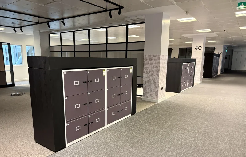 Pinder Asset Solutions Ltd - Contemporary Meeting, Breakout and Café Furniture, Lighting, 50 Banks of Lockers, Catering Equipment from Autotrader Head Office - Auction Image 7