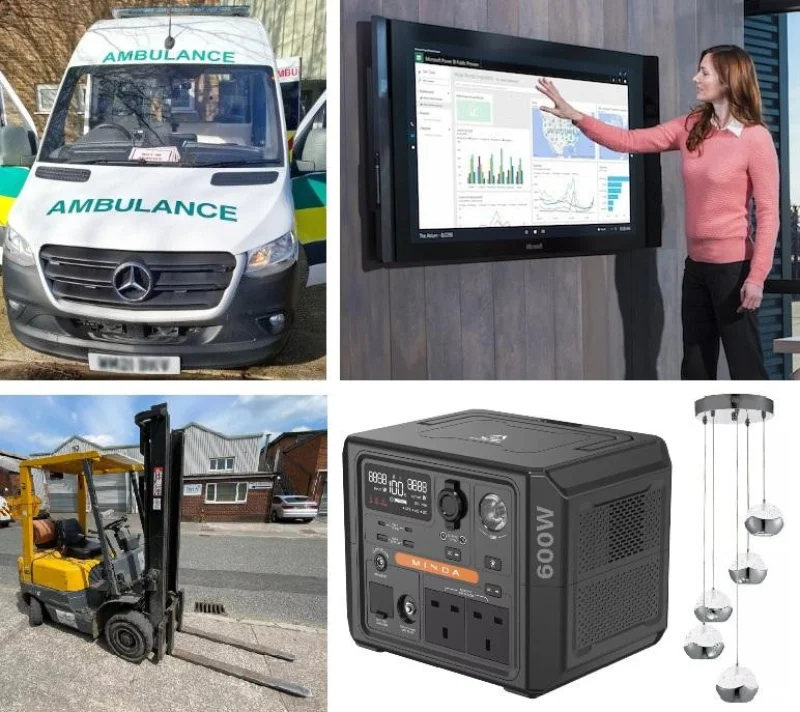 In2Corporate Ltd - Huge General Auction - Luxury Furniture, High-End Computers & AV, Mercedes Ambulance, Machinery, Lambretta Scooter, Homewares & More - Auction Image 2
