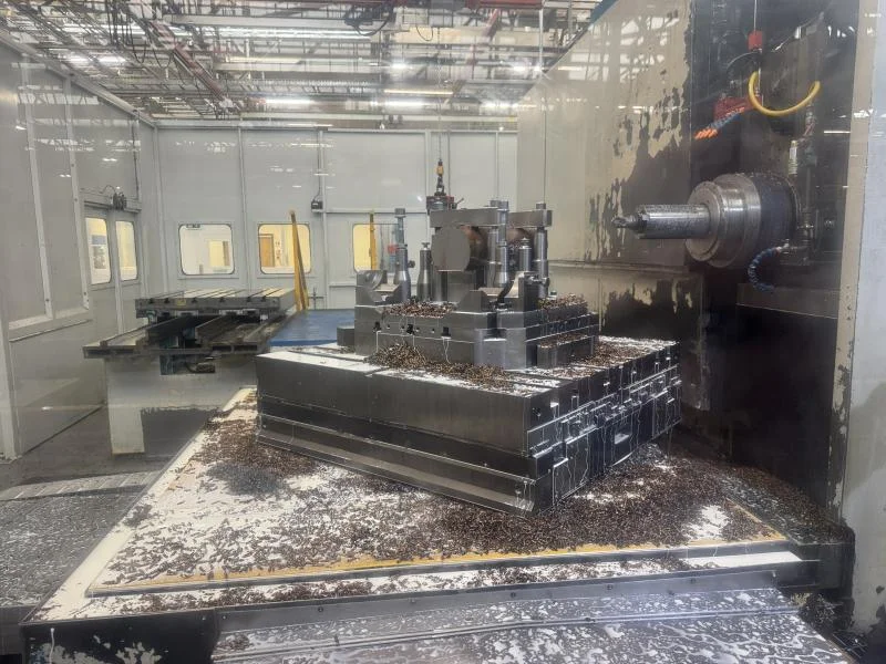 Pinder Asset Solutions Ltd - Giddings & Lewis MC-60 Horizontal Boring Mill and Rambaudi Rammatic 1000 4-spindle Profile Mill from a Worldwide Aerospace Systems Manufacturer - Auction Image 2