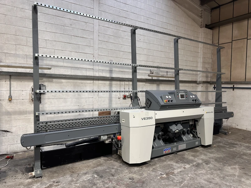 Cottrill & Co - Bavelloni VE350-8 Vertical Glass Edging Machine Auction - Auction Image 1