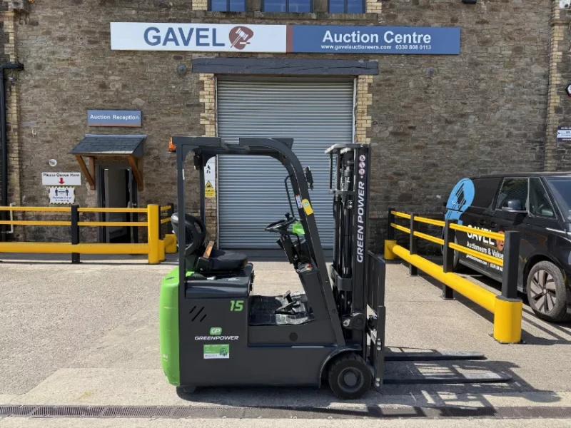 Gavel Auctioneers Ltd - Unreserved Online Auction - 2025 Greenpower Electric Forklift Truck & Greenpower Electric Stacker Truck at Auction - Auction Image 1