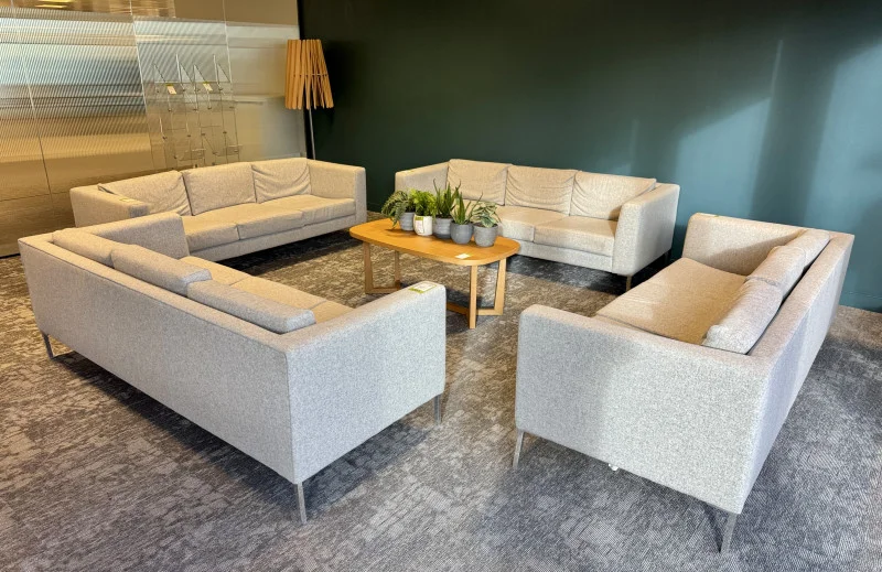 Pinder Asset Solutions Ltd - Contemporary Meeting, Breakout and Café Furniture, Lighting, 50 Banks of Lockers, Catering Equipment from Autotrader Head Office - Auction Image 2