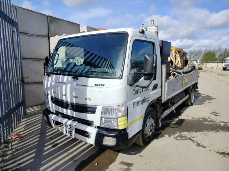 BPI Auctions - 2020 Mitsubishi Fuso Canter 7C15 34 with Turbosol TB40 Concrete Pump at Auction - Auction Image 1