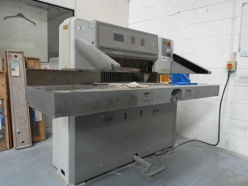 W & H Peacock - Print Equipment, Stock & Van Auction - Auction Image 3