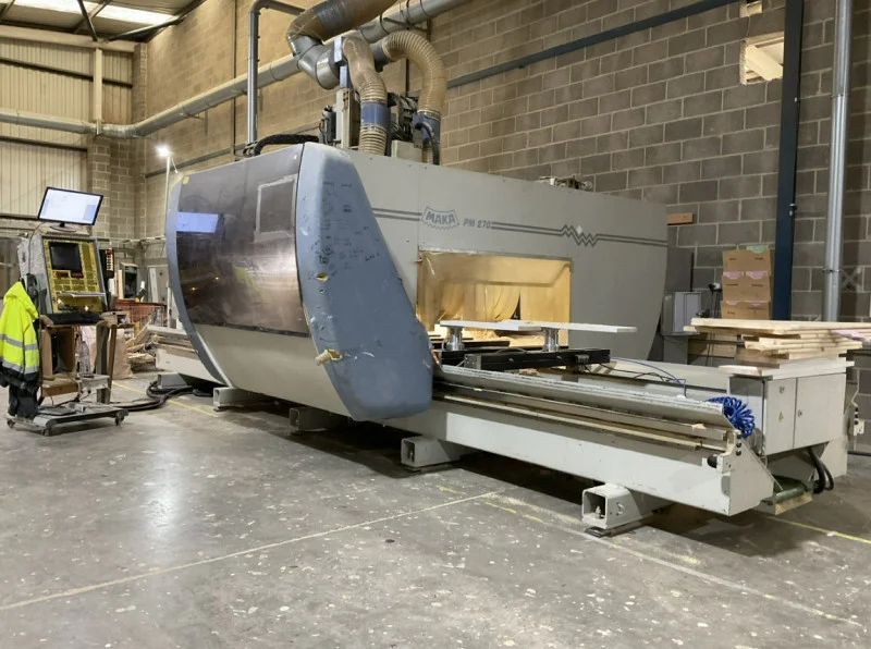 BPI Auctions - Maka PM 270 CNC Machining Centres, Timber Stock & Staircase Parts at Auction - Auction Image 2