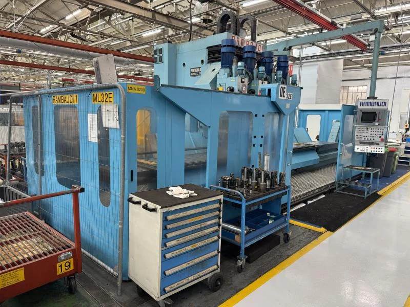 Pinder Asset Solutions Ltd - Giddings & Lewis MC-60 Horizontal Boring Mill and Rambaudi Rammatic 1000 4-spindle Profile Mill from a Worldwide Aerospace Systems Manufacturer - Auction Image 3