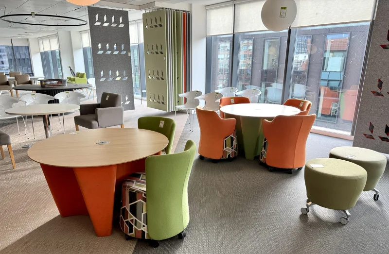 Pinder Asset Solutions Ltd - Contemporary Meeting, Breakout and Café Furniture, Lighting, 50 Banks of Lockers, Catering Equipment from Autotrader Head Office - Auction Image 5