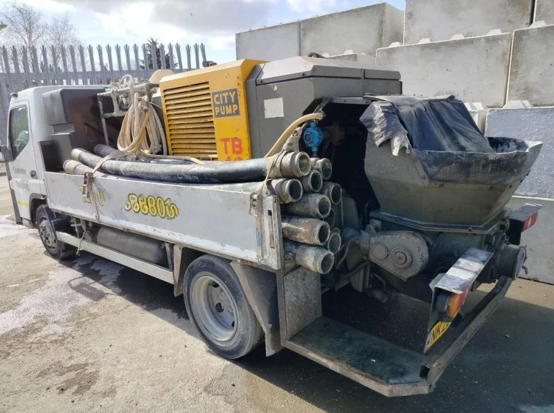 BPI Auctions - 2020 Mitsubishi Fuso Canter 7C15 34 with Turbosol TB40 Concrete Pump at Auction - Auction Image 3