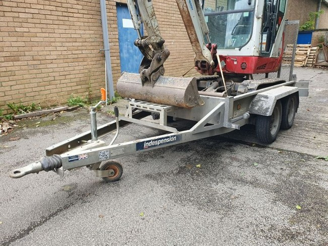 JPS Chartered Surveyors - Takeuchi TB216 Mini Excavator with Indespension Plant Trailer Auction - Auction Image 4