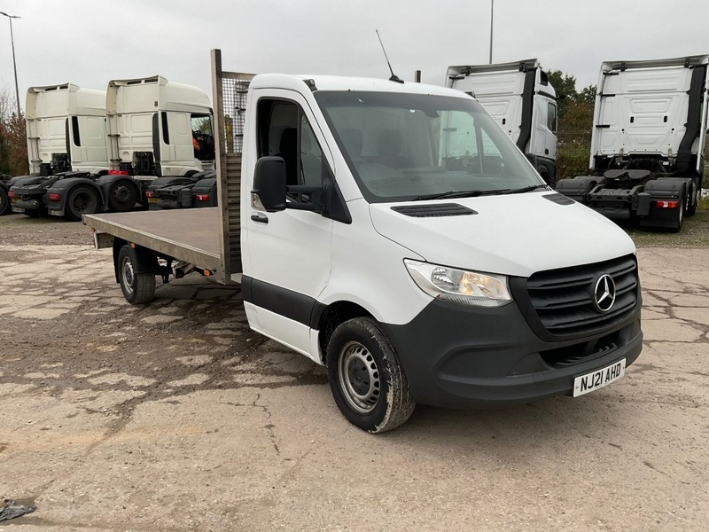 BPI Auctions - 2021 Mercedes Sprinter 314 Dropside Lorries at Auction - Auction Image 2