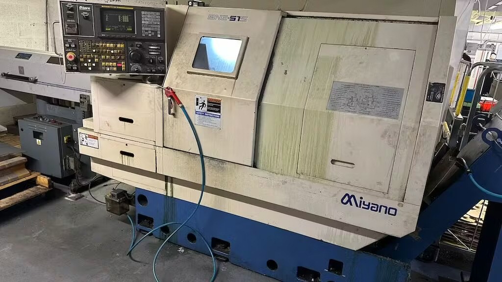 Charter Auctions Ltd - Miyano BNE51S Slant Bed Lathe with Bar Feeder - Auction Image 1