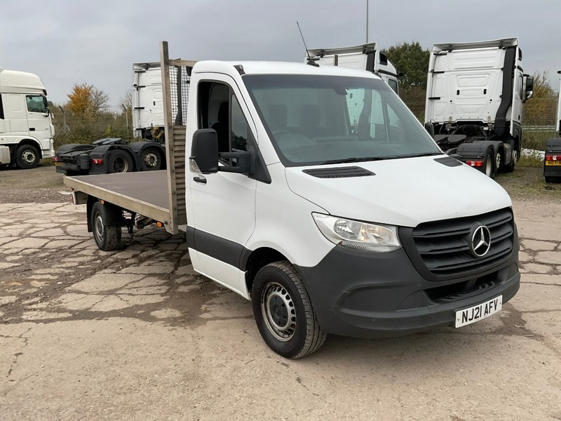 BPI Auctions - 2021 Mercedes Sprinter 314 Dropside Lorries at Auction - Auction Image 1