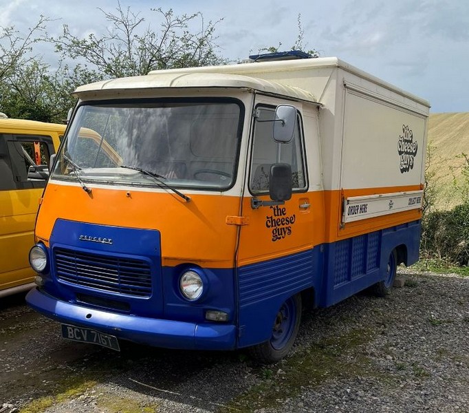 Eddisons - Leeds - Vintage Peugeot J7 Converted Food Truck / Catering Van - Auction Image 1