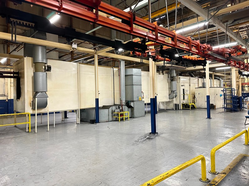 Cottrill & Co - Automated Phosphate Process & Painting Lines, Modular Clean Room & Kardex Storage Carousels Auction - Auction Image 1