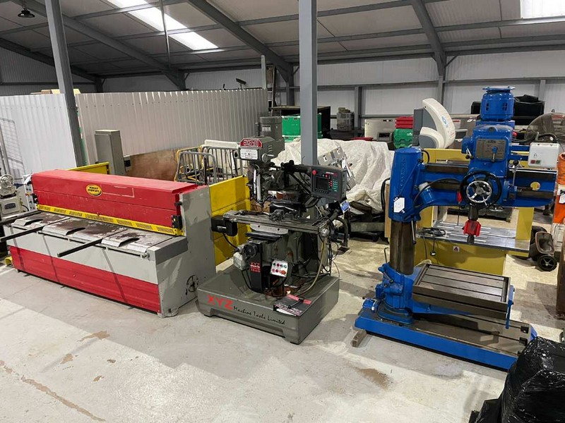 Peaker Pattinson (Auctioneers) Ltd - Machine Tools, Small Tooling, Sheet Metal, Welding, Foundry Laboratory, Process Factory, Plant Auction - Auction Image 1