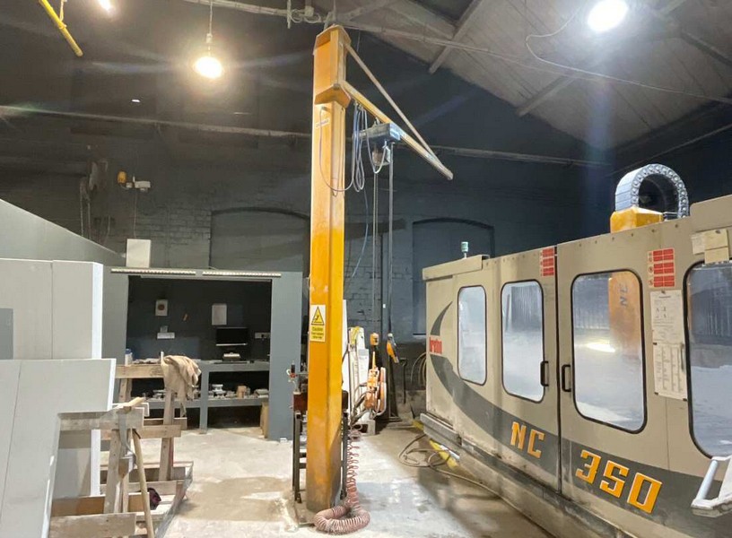 BPI Auctions - Entire Contents of Stone Cutting Business Auction to include CNC Breton Machining Centres, Overhead Gantry Cranes, Marble Processing Saws & more - Auction Image 4