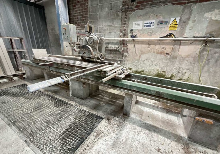 BPI Auctions - Entire Contents of Stone Cutting Business Auction to include CNC Breton Machining Centres, Overhead Gantry Cranes, Marble Processing Saws & more - Auction Image 5