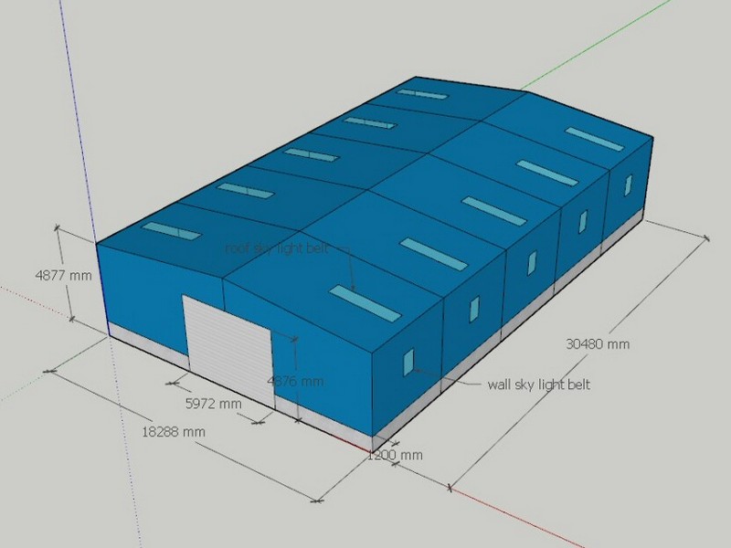 BPI Auctions - Unused Agricultural Galvanised Steel Buildings in Various Sizes at Auction - Auction Image 1