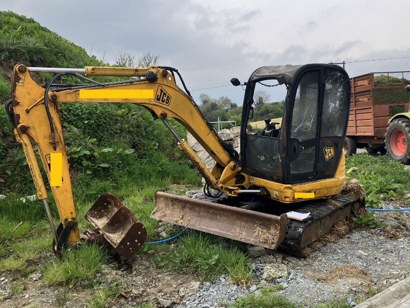 Gavel Auctioneers Ltd - Salvage of Fire Damaged JCB 8045 ZTS Excavator at Auction - Auction Image 1